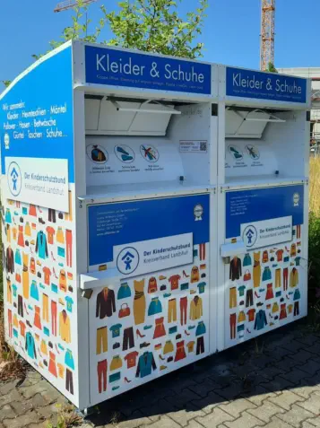 Altkleider Container Kinderschutzbund Landshut